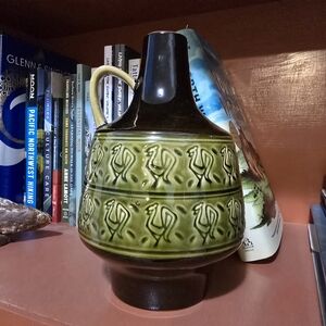 Marzi & Remy Vintage Mid Century Brown and Green West German Vase